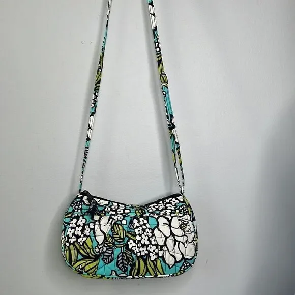 Vera Bradley Island Blooms Bundle of Two! Frannie Bag + Wallet - Picture 2 of 10